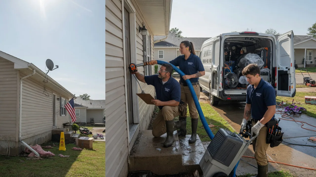 Ceiling Water Damage Restoration in Vernon, MI near me